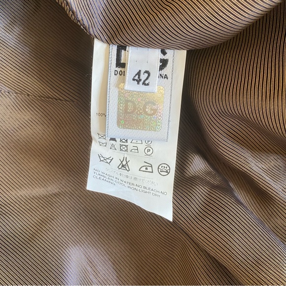 D&G Dolce Gabbana Cotton Velvet Skirt size 42It(S) - Picture 4 of 8